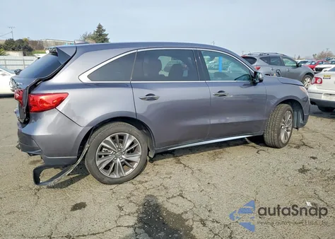 2017 Acura Mdx Technology из США, поврежденный, VIN 5FRYD3H51HB004403